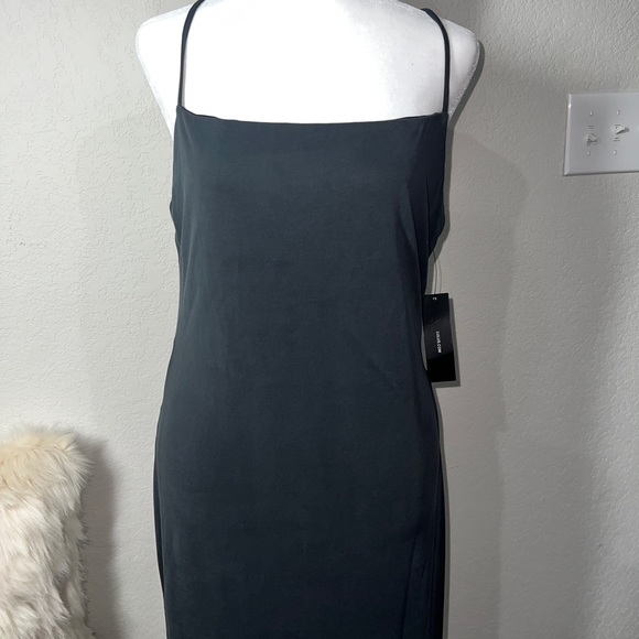 Lulu’s Who Do You Love? Washed Black Bodycon Dress Size large - Picture 4 of 10